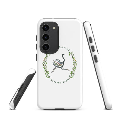 Tough Case for Samsung® | Briardale Ostrich Farm | Crest Logo