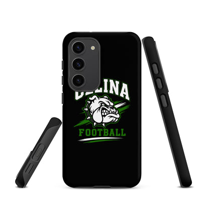 Tough Case for Samsung® | Celina Black Football | Emblem Logo