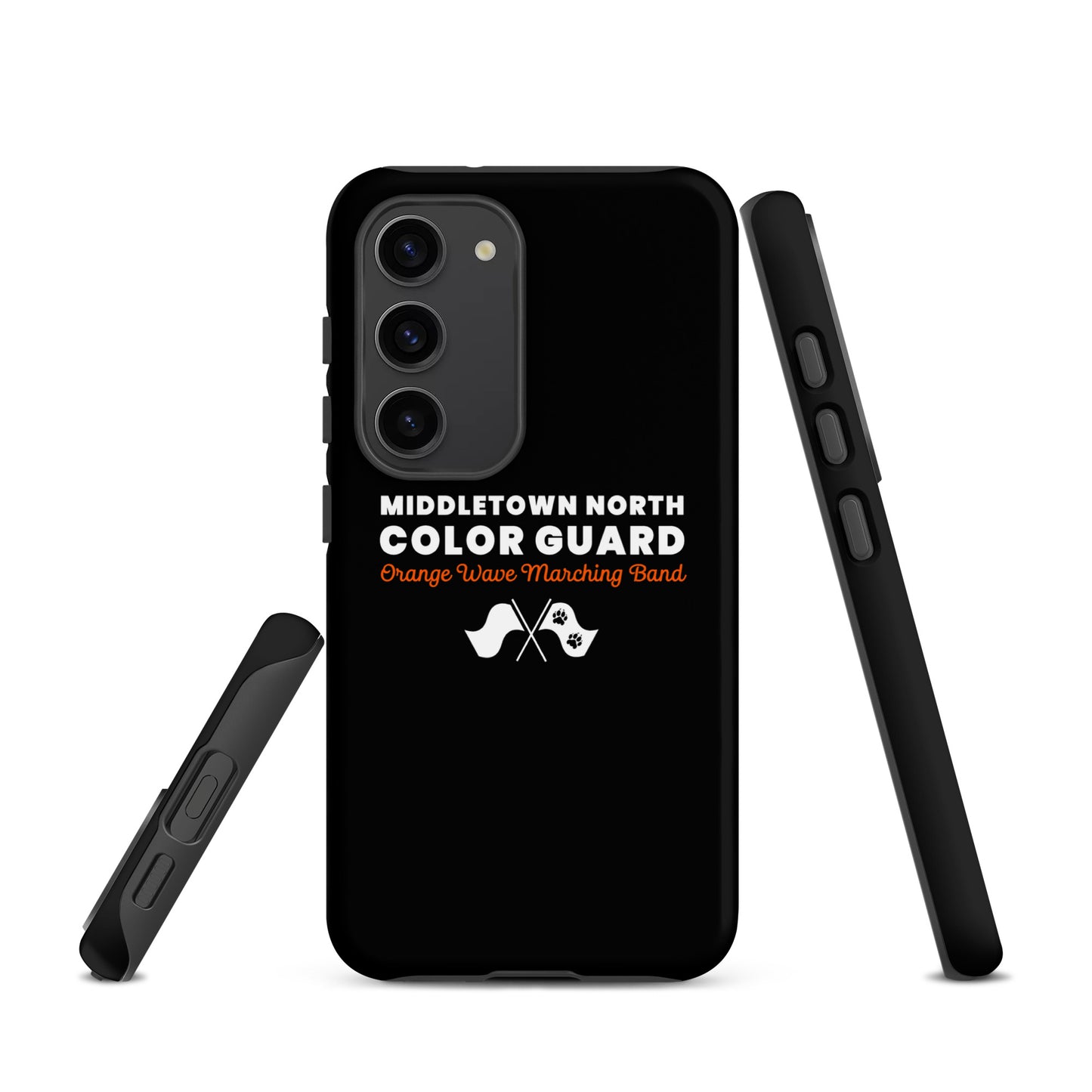 Tough Case for Samsung® | Orange Wave Marching Band | Modern Script Logo