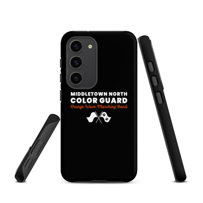 Tough Case for Samsung® | Orange Wave Marching Band | Modern Script Logo