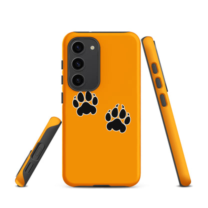 Tough Case for Samsung® | Orange Wave Marching Band | Paw Mark Logo