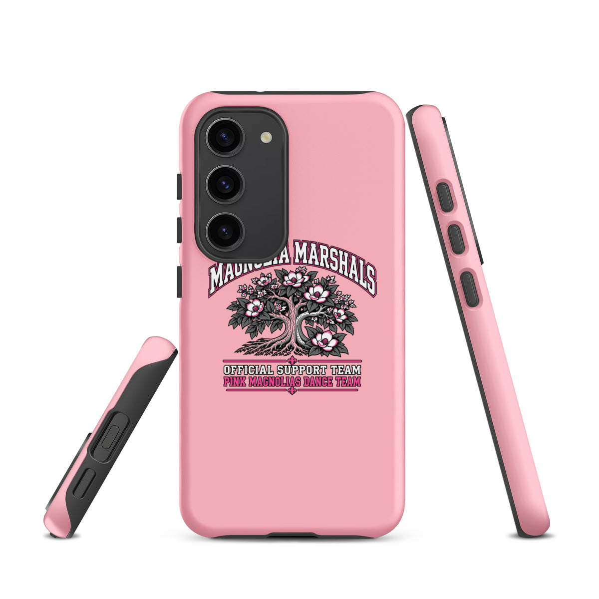 Tough Case for Samsung® | Pink Magnolias Dance | Crest Logo