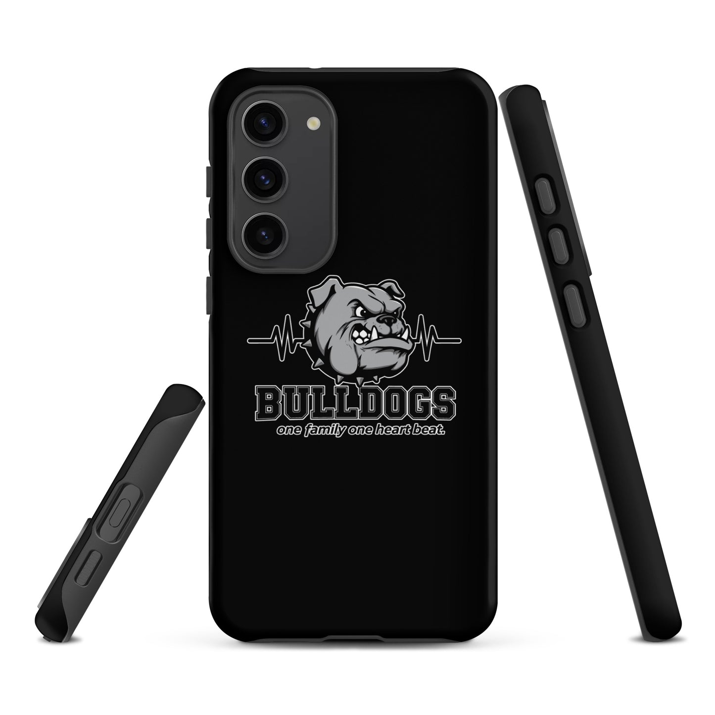 Tough Case for Samsung® | Celina Recreational Football Black | Bulldogs Crest Logo