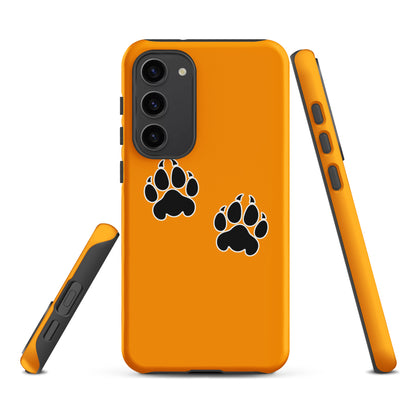Tough Case for Samsung® | Orange Wave Marching Band | Paw Mark Logo