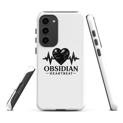 Tough Case for Samsung® | Obsidian Heartbeat | Pulse Athletics Logo