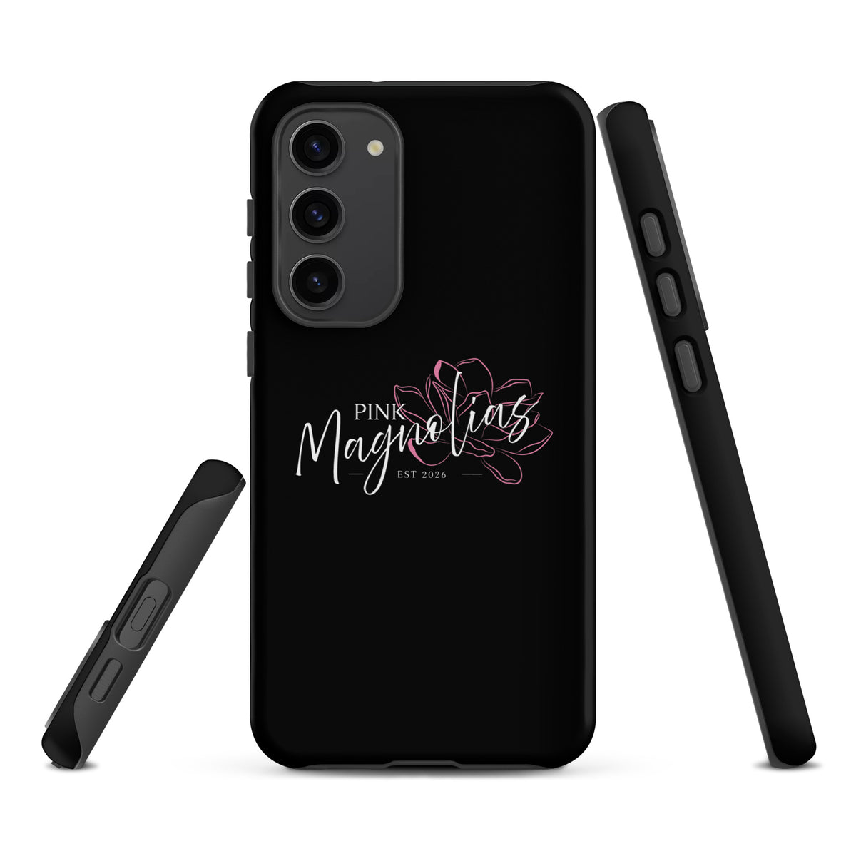 Tough Case for Samsung® | Pink Magnolias Dance | Modern Script Logo