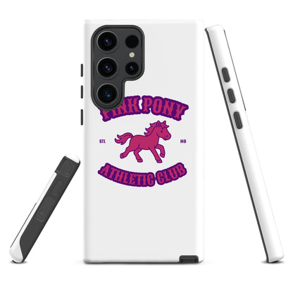 Tough Case for Samsung® | Pink Pony Athletic Club | Crest Logo