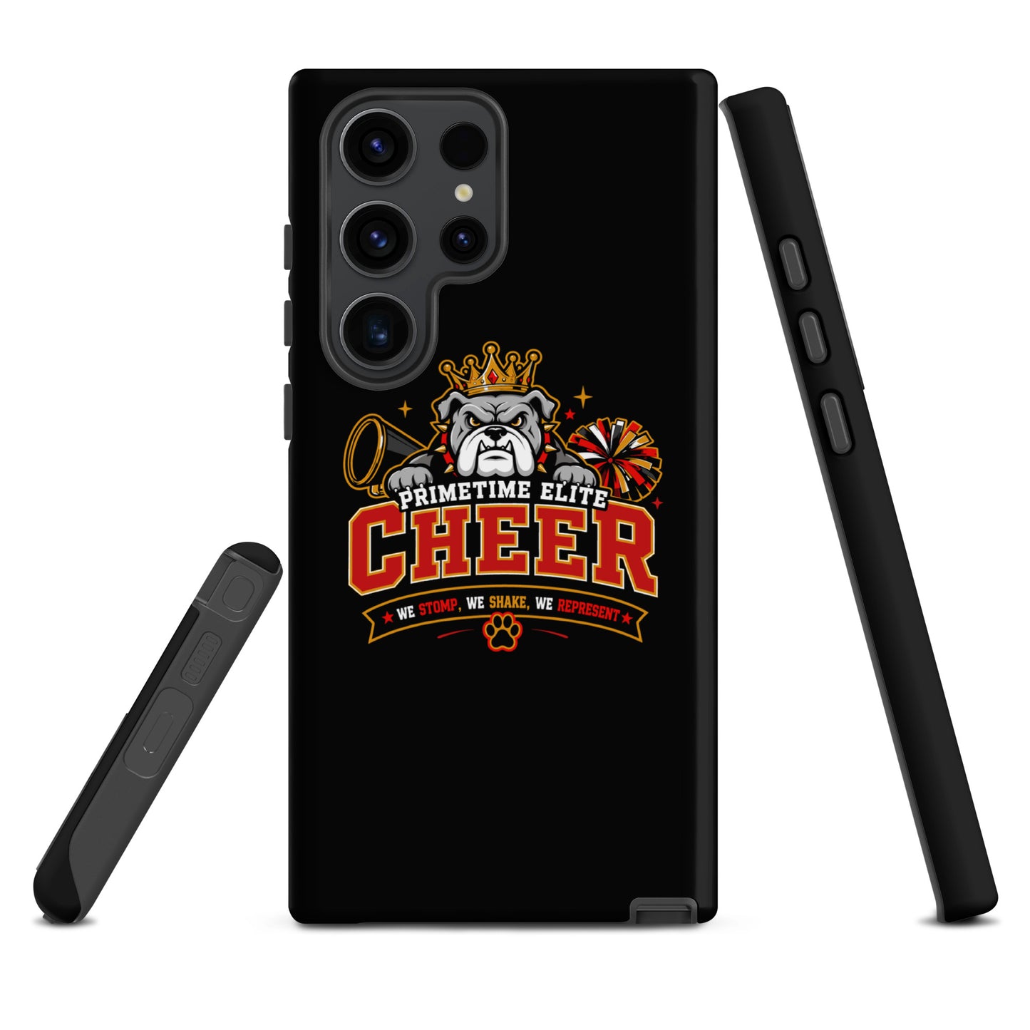 Tough Case for Samsung® | PTE Bulldog Cheer | Crest Logo