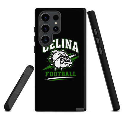 Tough Case for Samsung® | Celina Black Football | Emblem Logo