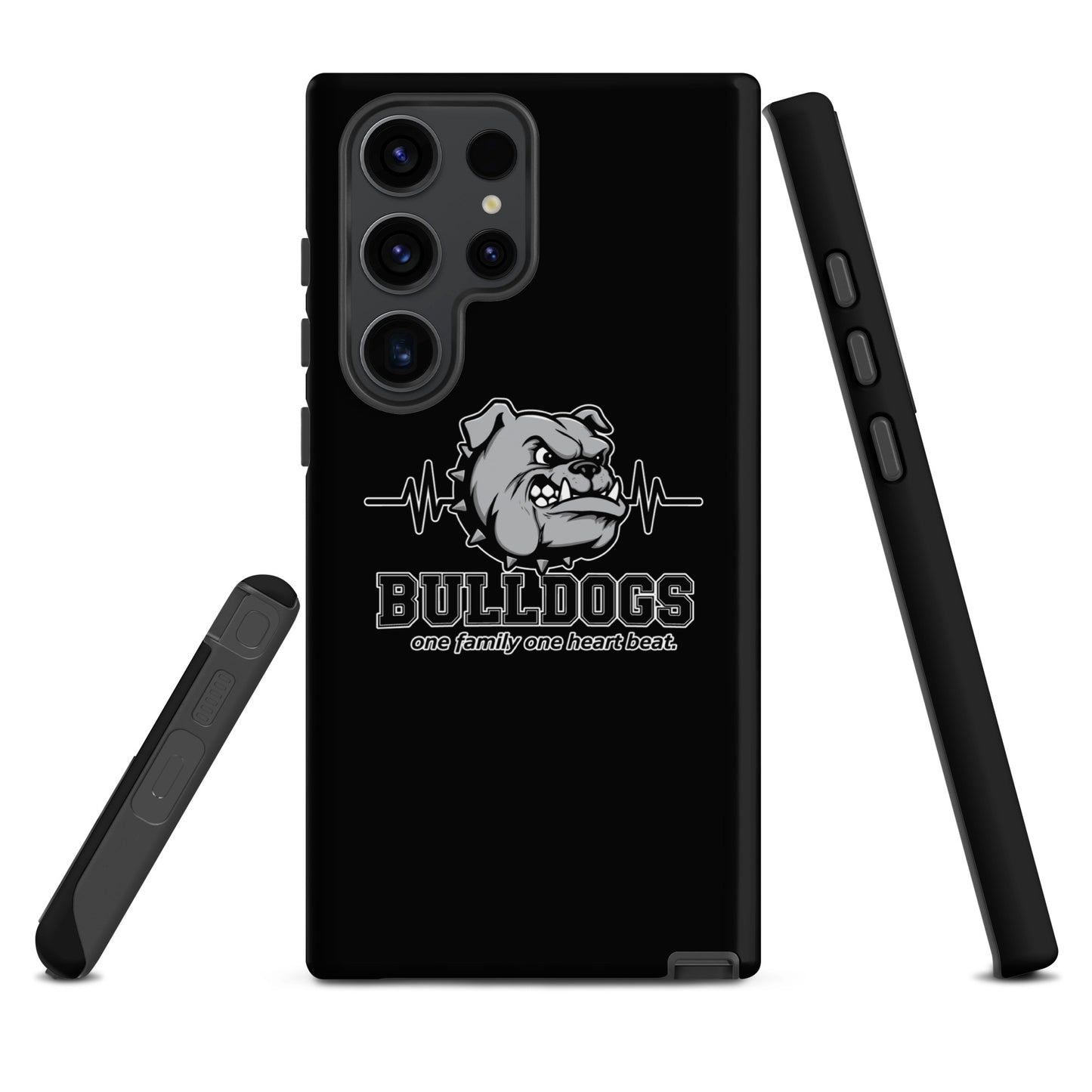 Tough Case for Samsung® | Celina Recreational Football Black | Bulldogs Crest Logo