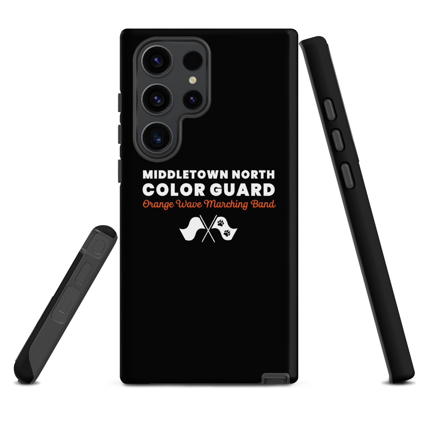 Tough Case for Samsung® | Orange Wave Marching Band | Modern Script Logo