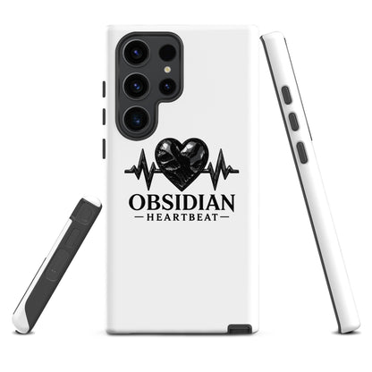 Tough Case for Samsung® | Obsidian Heartbeat | Pulse Athletics Logo