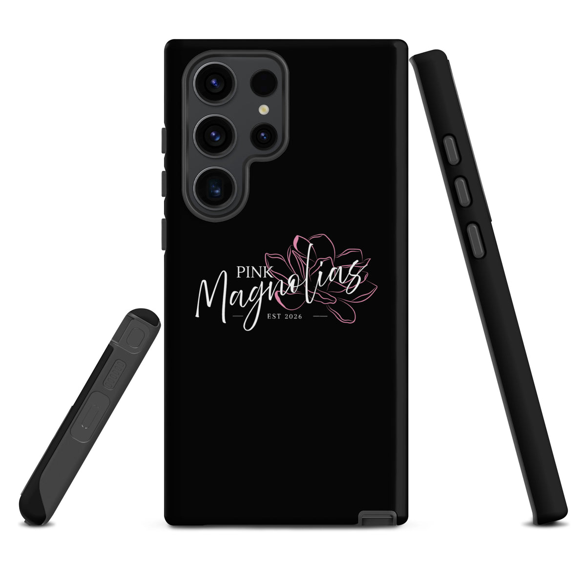 Tough Case for Samsung® | Pink Magnolias Dance | Modern Script Logo