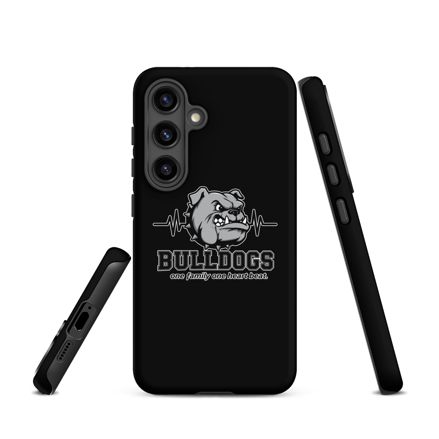 Tough Case for Samsung® | Celina Recreational Football Black | Bulldogs Crest Logo