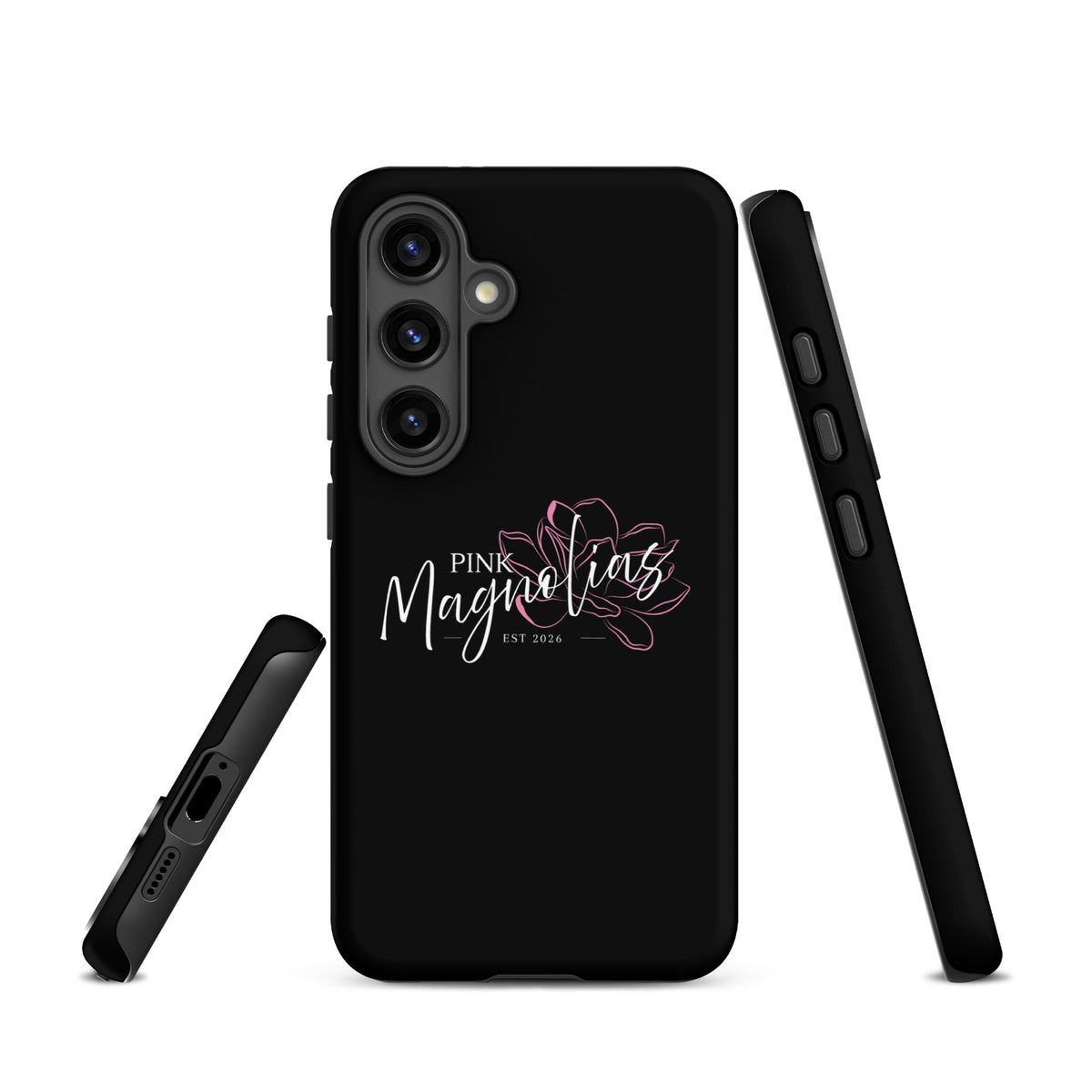 Tough Case for Samsung® | Pink Magnolias Dance | Modern Script Logo
