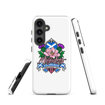 Tough Case for Samsung® | Pink Magnolias Dance | Valor Logo