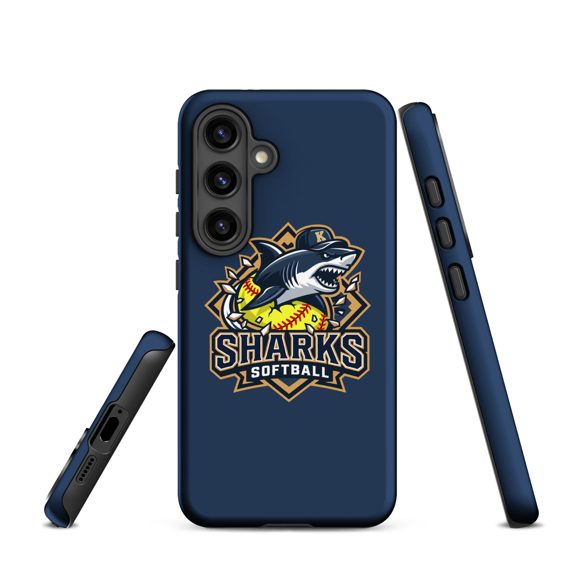 Tough Case for Samsung® | Sharks Diamond Sports | Crest Logo
