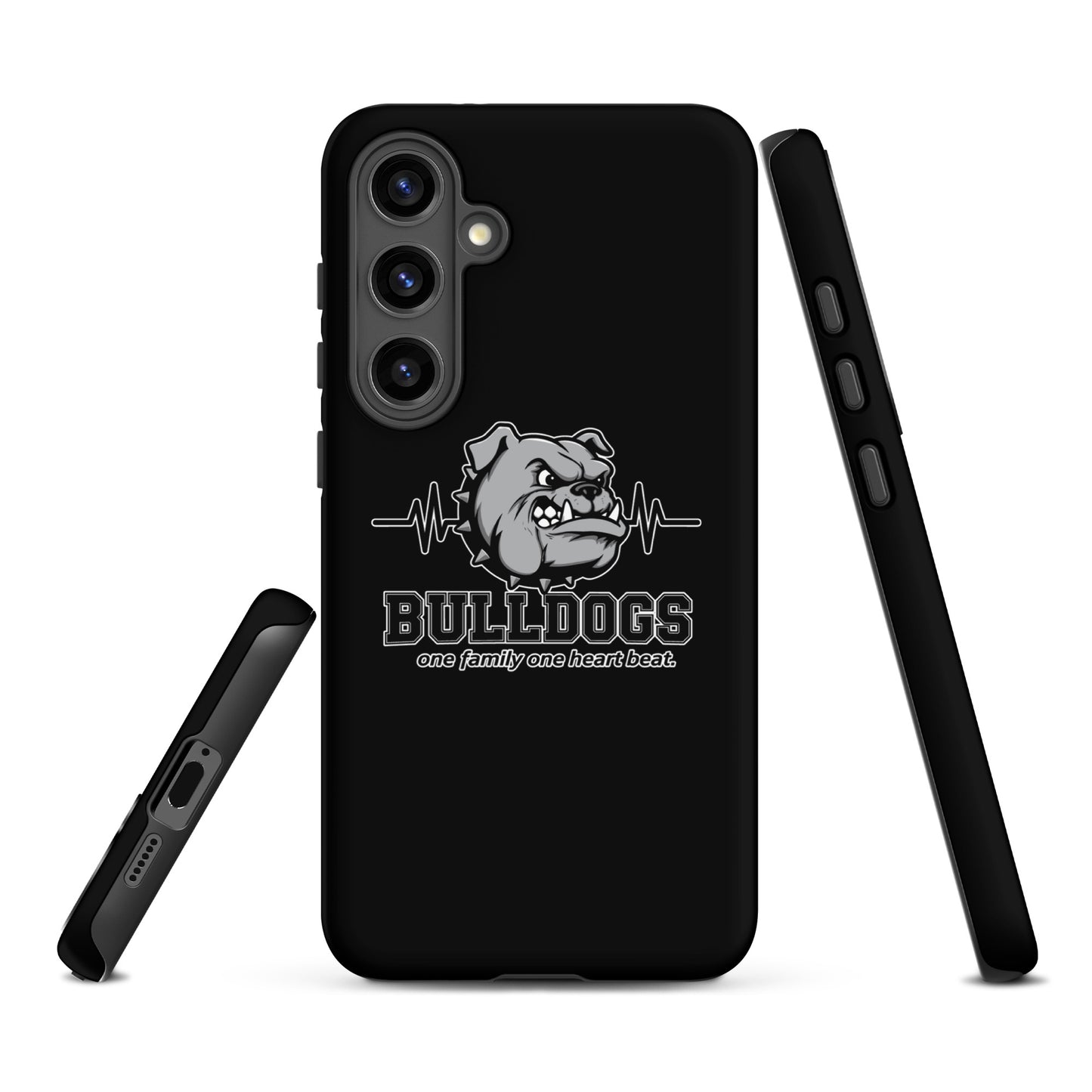 Tough Case for Samsung® | Celina Recreational Football Black | Bulldogs Crest Logo