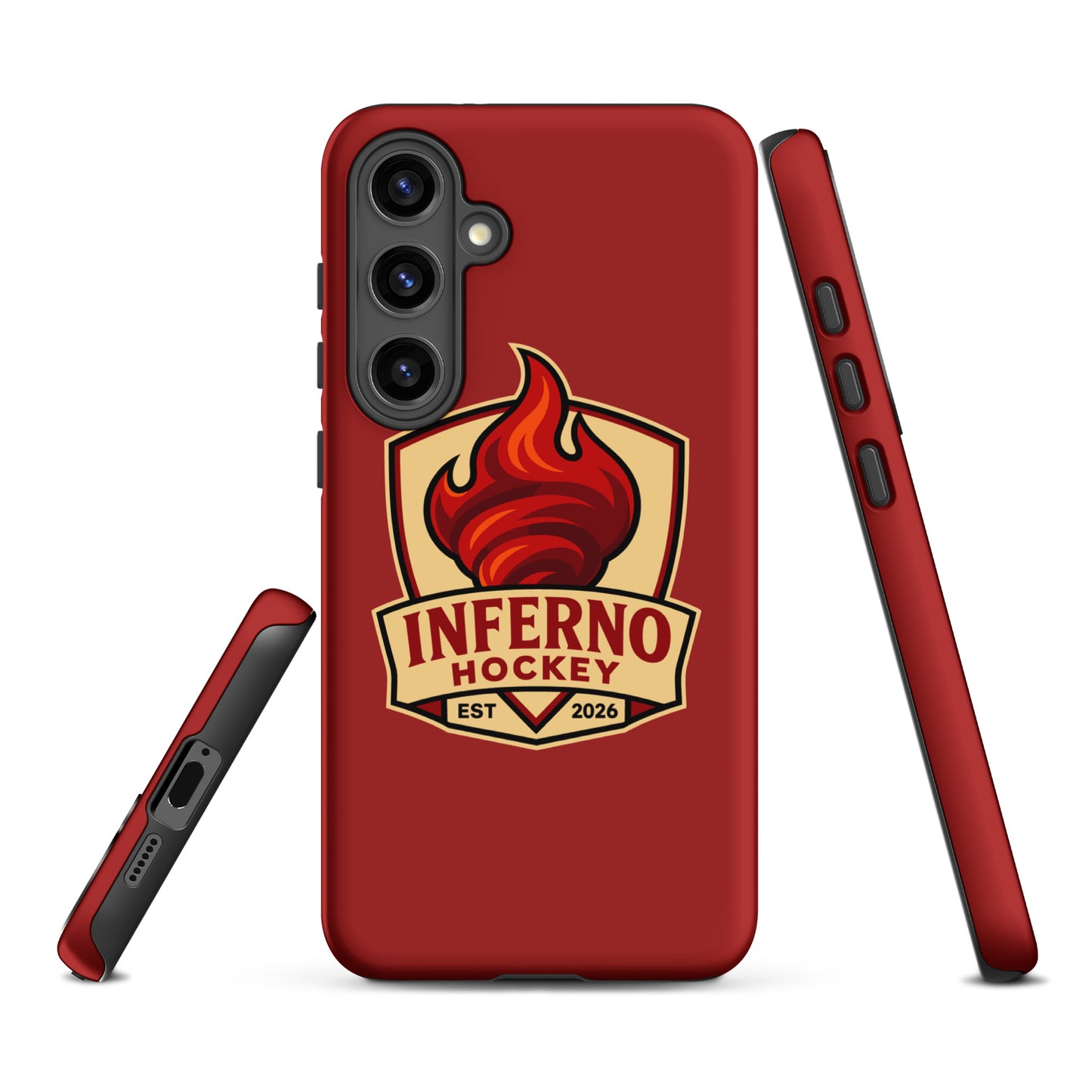 Tough Case for Samsung® | Inferno Hockey | Crest Logo