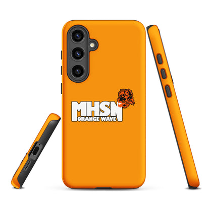 Tough Case for Samsung® | Orange Wave Marching Band | Crest Logo