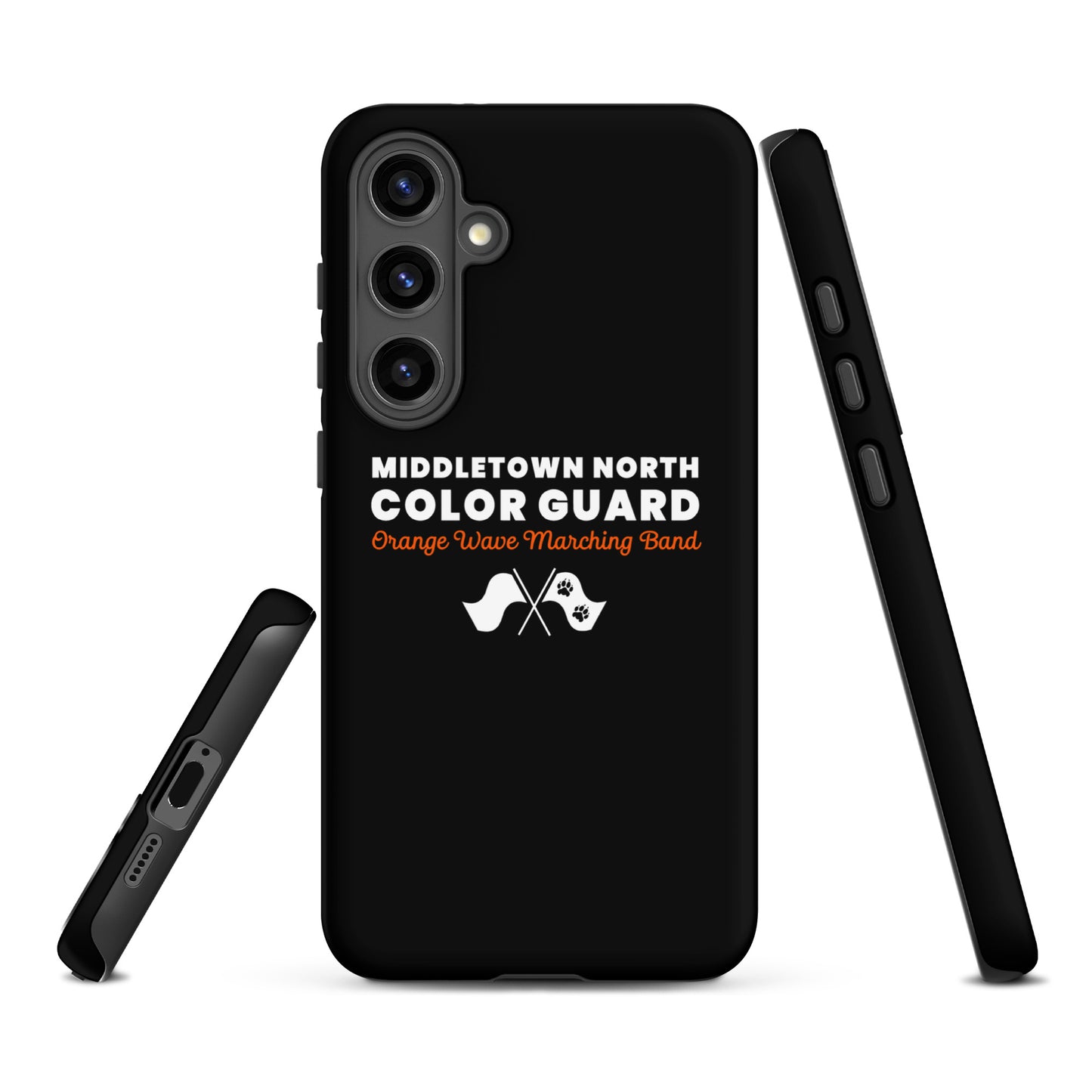 Tough Case for Samsung® | Orange Wave Marching Band | Modern Script Logo