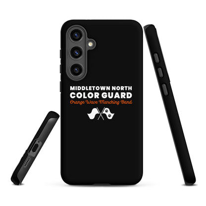 Tough Case for Samsung® | Orange Wave Marching Band | Modern Script Logo