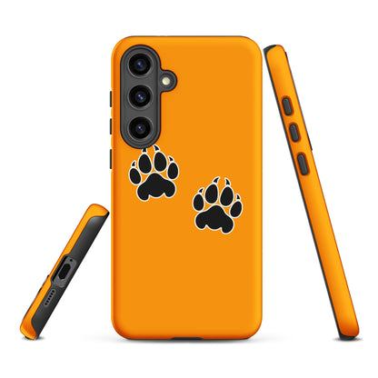 Tough Case for Samsung® | Orange Wave Marching Band | Paw Mark Logo