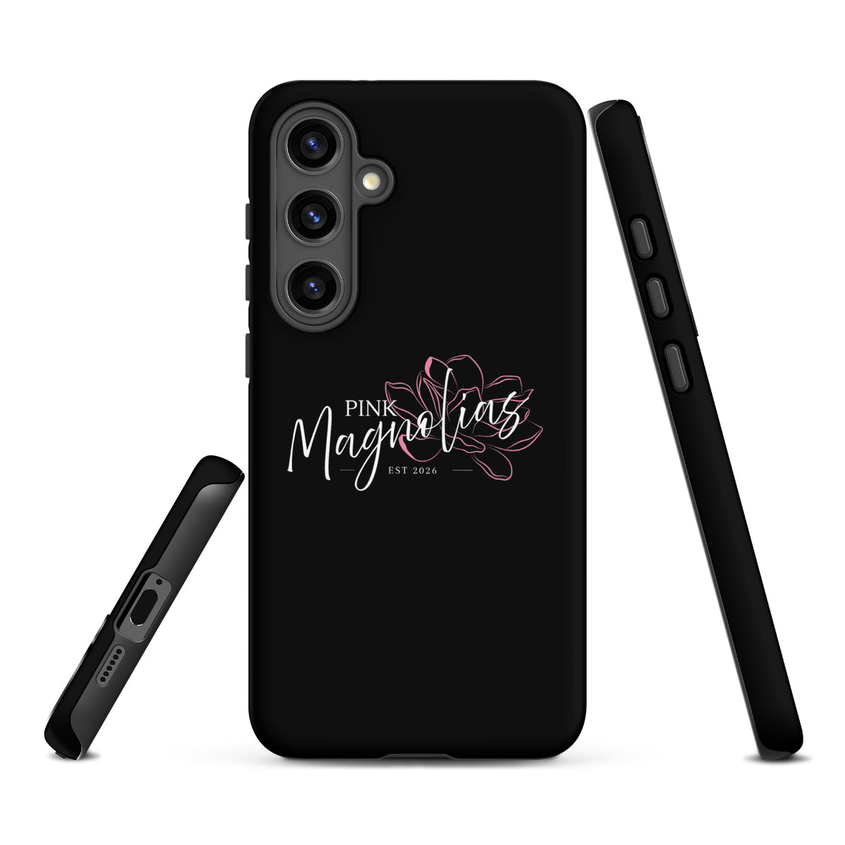 Tough Case for Samsung® | Pink Magnolias Dance | Modern Script Logo