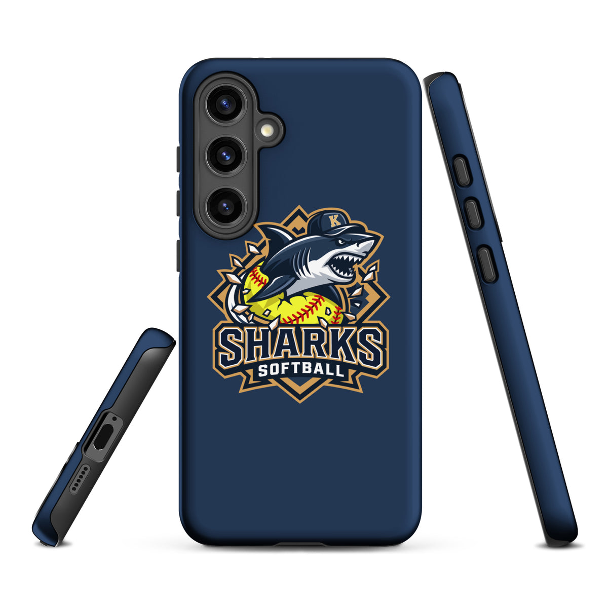 Tough Case for Samsung® | Sharks Diamond Sports | Crest Logo
