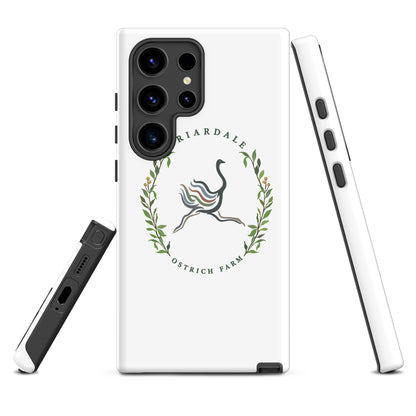 Tough Case for Samsung® | Briardale Ostrich Farm | Crest Logo