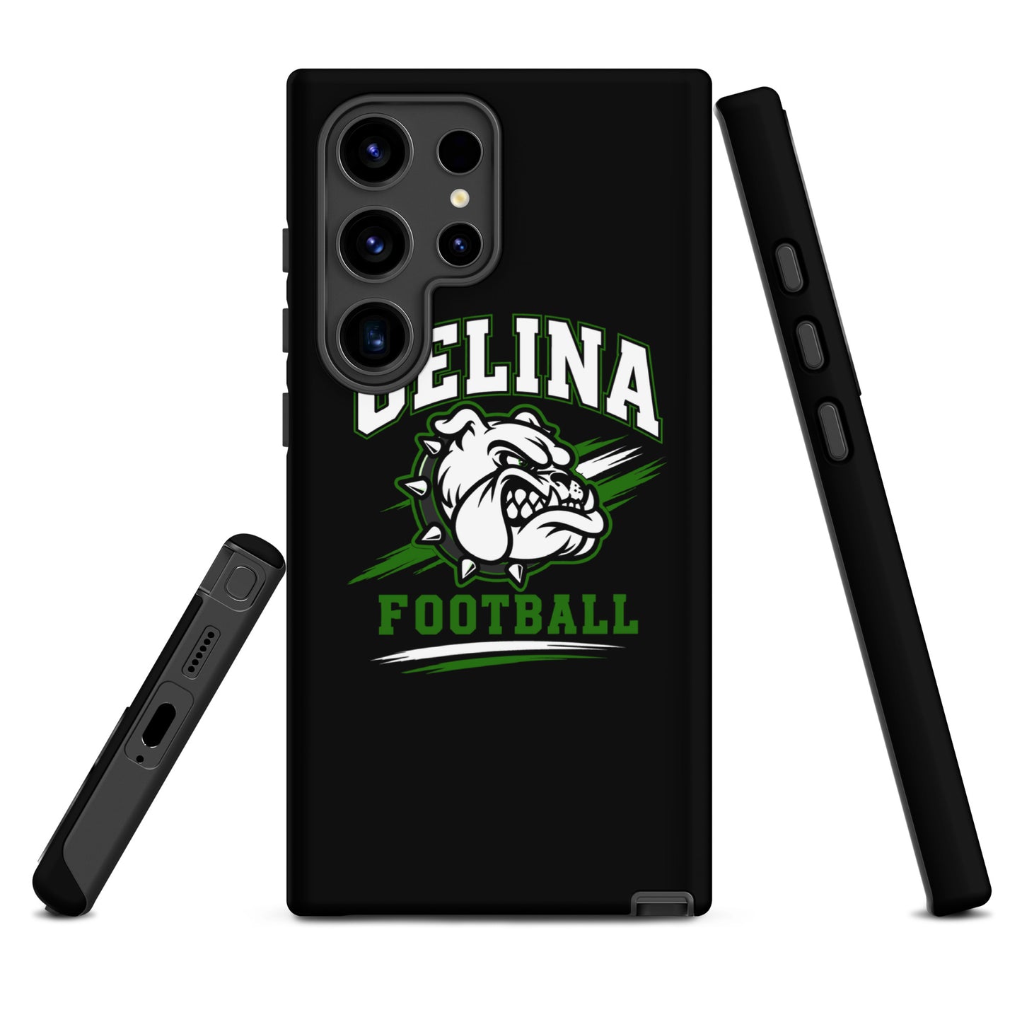 Tough Case for Samsung® | Celina Black Football | Emblem Logo