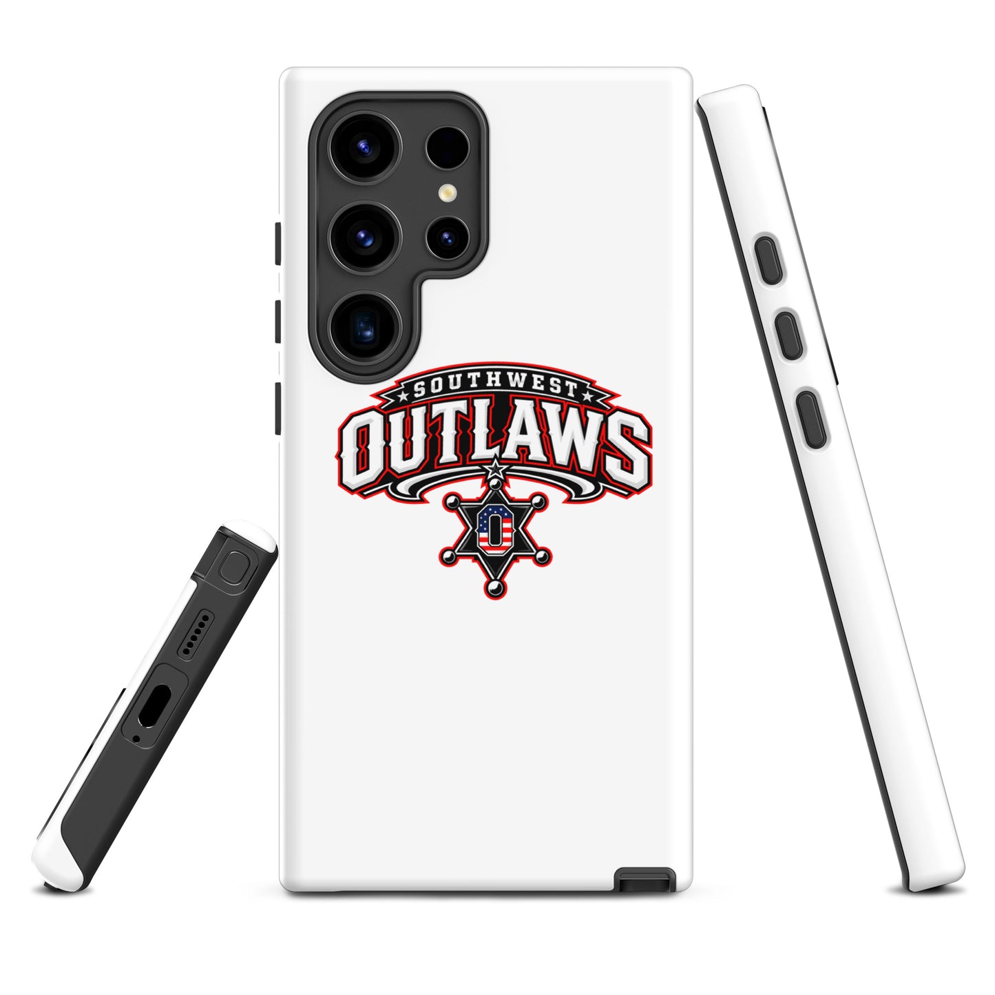 Tough Case for Samsung® | Southwest Outlaws | Vanguard Logo