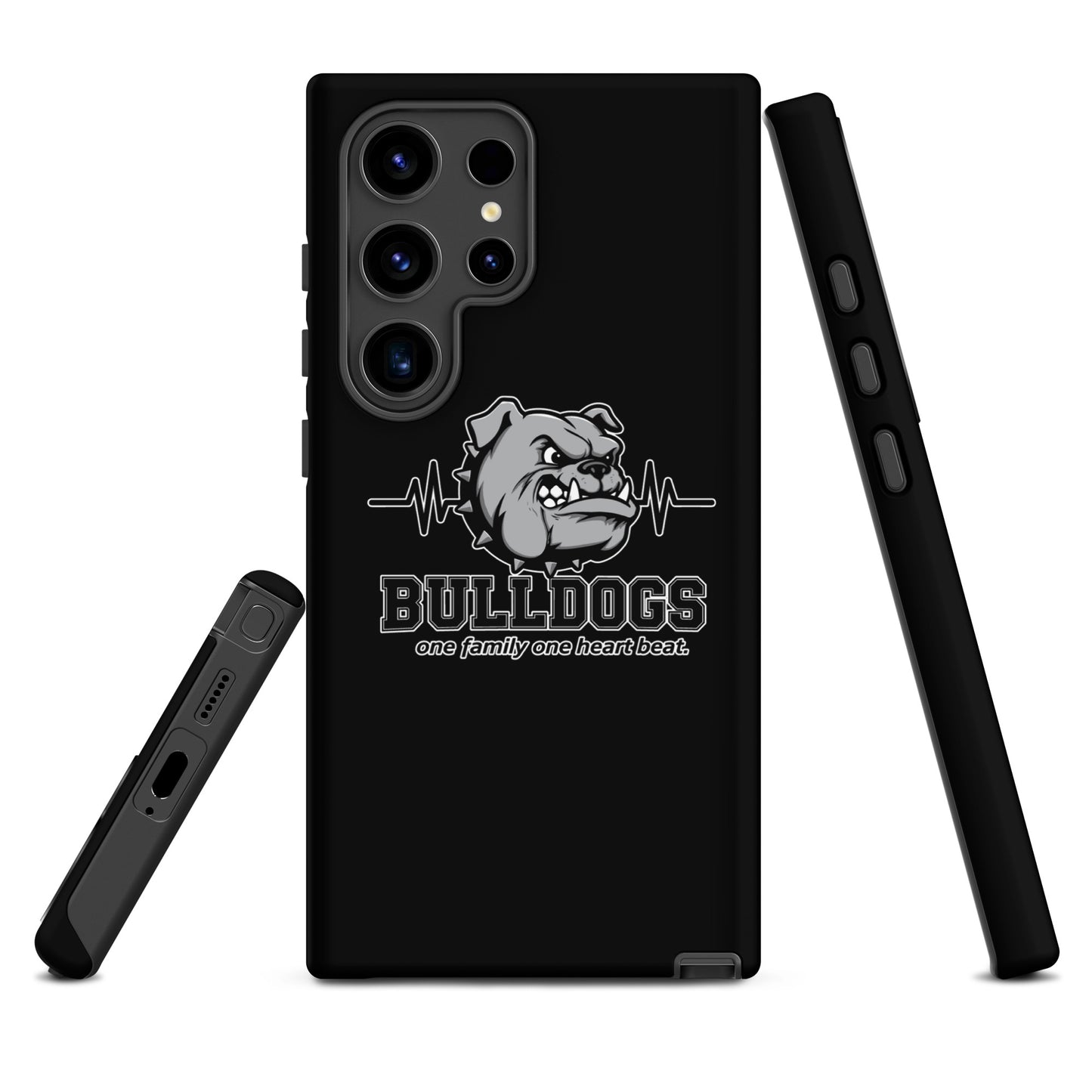 Tough Case for Samsung® | Celina Recreational Football Black | Bulldogs Crest Logo