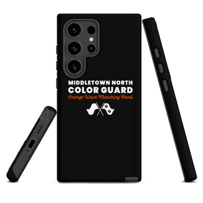 Tough Case for Samsung® | Orange Wave Marching Band | Modern Script Logo
