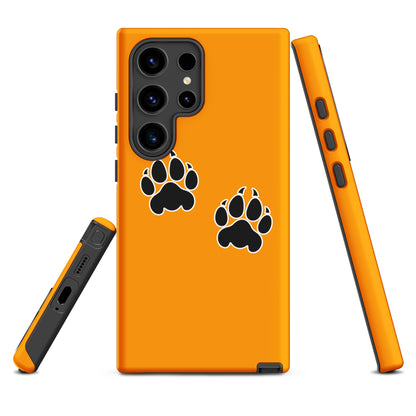 Tough Case for Samsung® | Orange Wave Marching Band | Paw Mark Logo