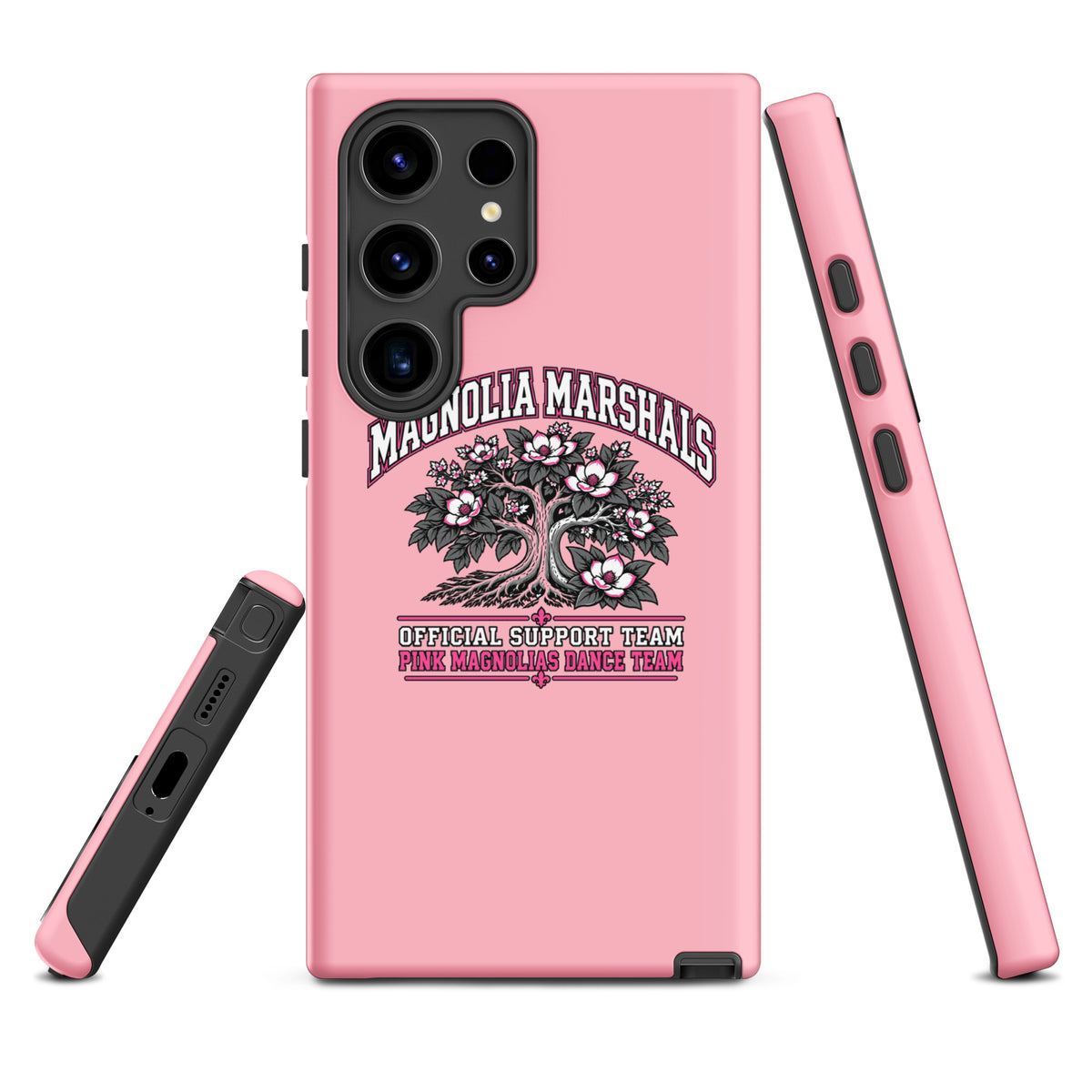 Tough Case for Samsung® | Pink Magnolias Dance | Crest Logo