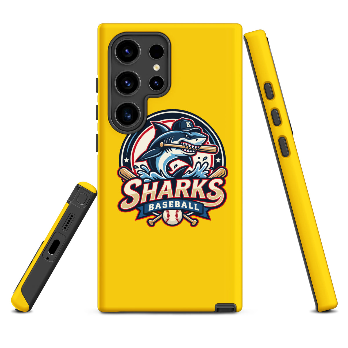 Tough Case for Samsung® | Sharks Diamond Sports | Emblem Logo