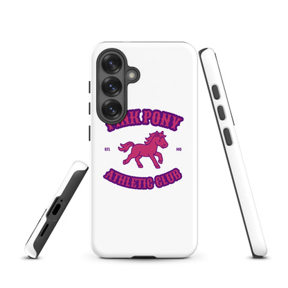 Tough Case for Samsung® | Pink Pony Athletic Club | Crest Logo