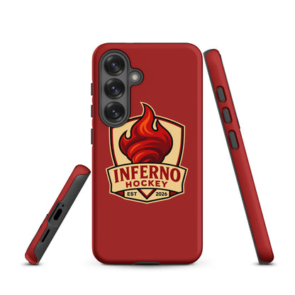 Tough Case for Samsung® | Inferno Hockey | Crest Logo