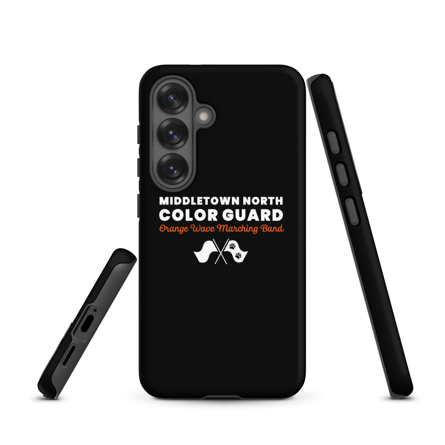 Tough Case for Samsung® | Orange Wave Marching Band | Modern Script Logo