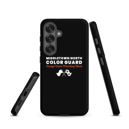 Tough Case for Samsung® | Orange Wave Marching Band | Modern Script Logo