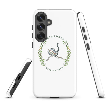 Tough Case for Samsung® | Briardale Ostrich Farm | Crest Logo