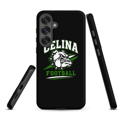 Tough Case for Samsung® | Celina Black Football | Emblem Logo