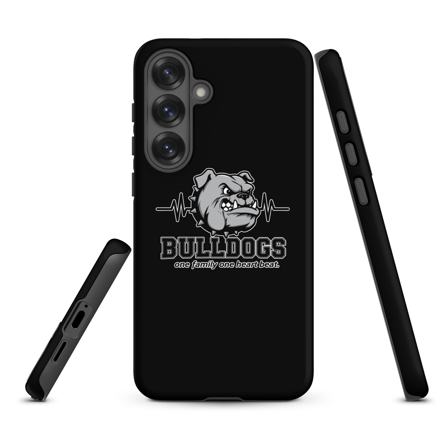 Tough Case for Samsung® | Celina Recreational Football Black | Bulldogs Crest Logo