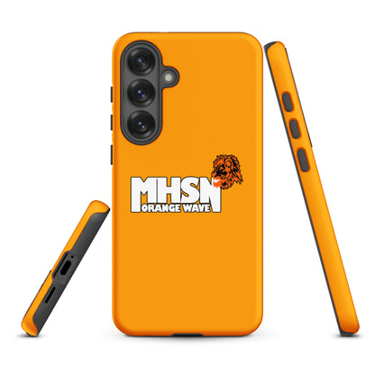 Tough Case for Samsung® | Orange Wave Marching Band | Crest Logo
