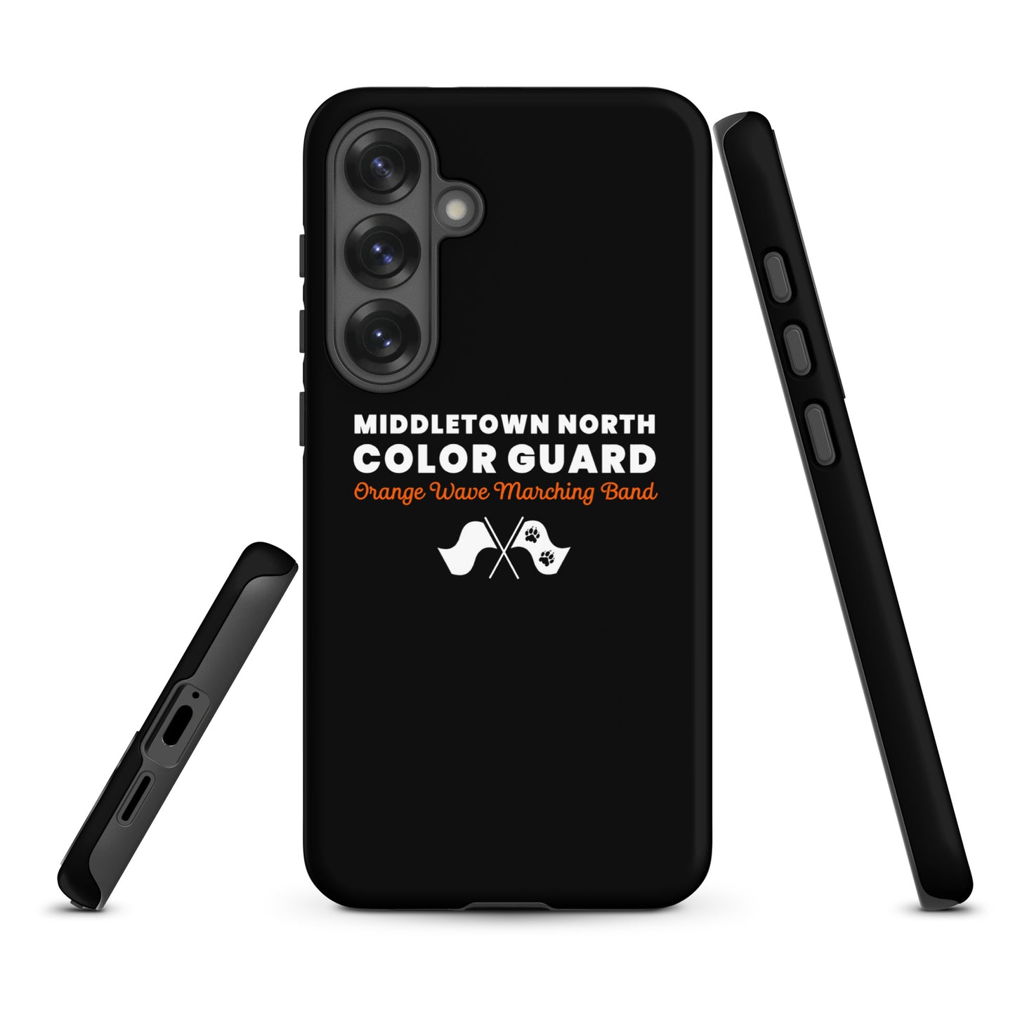 Tough Case for Samsung® | Orange Wave Marching Band | Modern Script Logo
