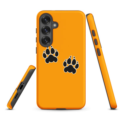 Tough Case for Samsung® | Orange Wave Marching Band | Paw Mark Logo