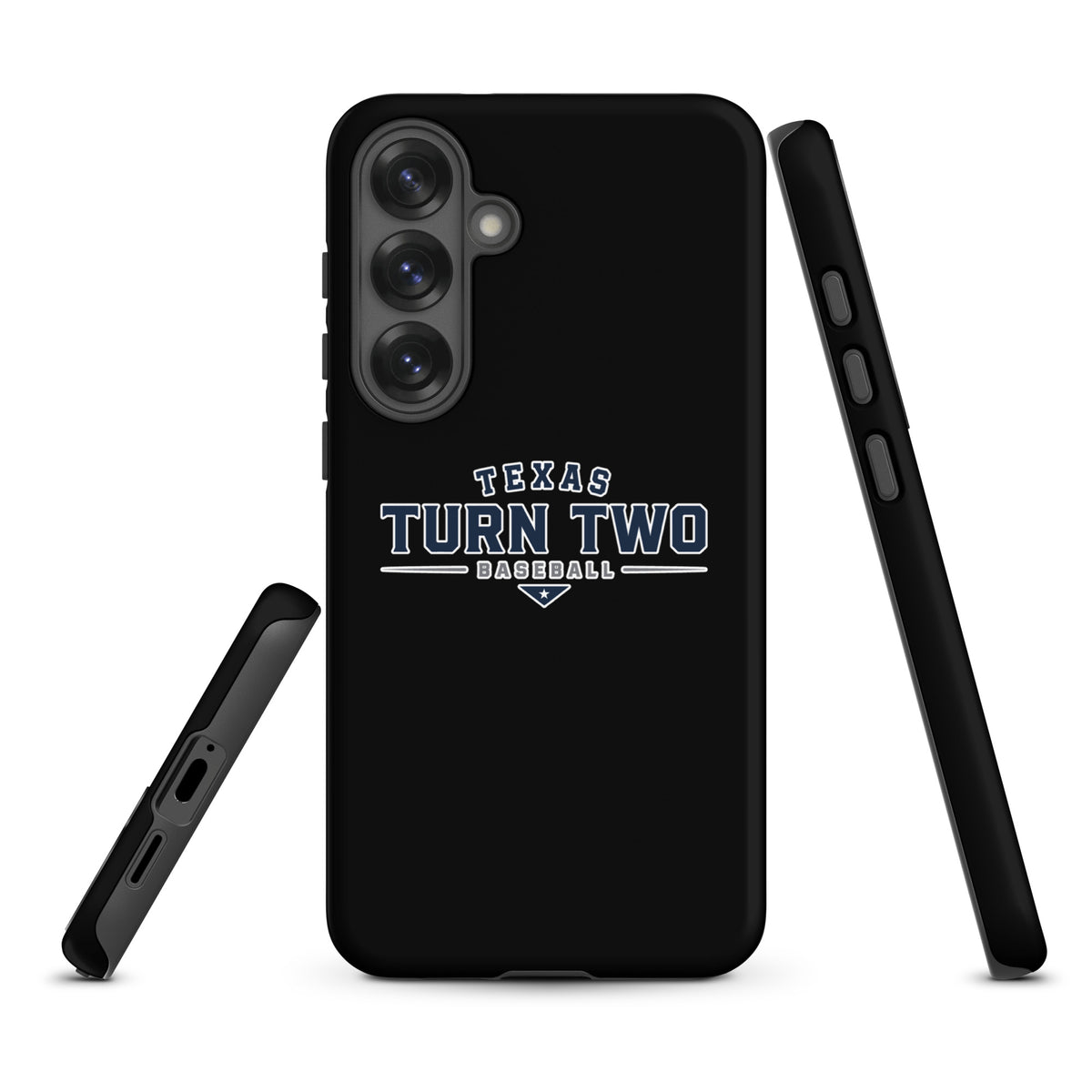Tough Case for Samsung® | Texas Turn Two Baseball | Modern Script Logo