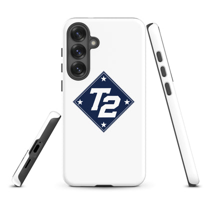 Tough Case for Samsung® | Texas Turn Two Baseball | Crest Logo