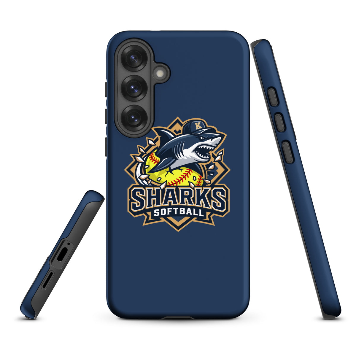Tough Case for Samsung® | Sharks Diamond Sports | Crest Logo